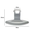 LG Washing Machine Front Load Gray Plastic Door Handle Latch. 