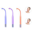 1Pcs High Frequency Facial Argon Ear Shap Electrode Nozzle Attachment Tubes Face Massager Purple Light Face Skin Care Violet. 
