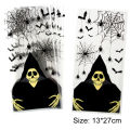 50/500pcs Sweet Cones Bags Plastic Transparent Candy Bag For Halloween Trick Or Treat Candy Wrapping Kids Birthday Supply. 