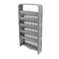 Deskside Bookshelf 5 Tier Book Rack Large Compact Sturdy Storage Bookshelf. 