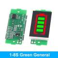 Lithium Battery Capacity Indicator Module 1S - 8S. 