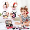 Makeup Toy Pretend Play Makeup Kit for Girls with Cosmetic Bag Role Play Toy Halloween Xmas Birthday Party Gift for Age 3+Basketball. 