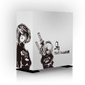 NieR:Automata ATX Gaming PC Case Stickers Mid Tower Computer Decorative Decal Anime Removable Waterproof Sticker. 
