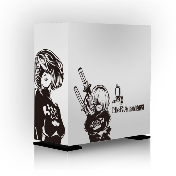 NieR:Automata%20ATX%20Gaming%20PC%20Case%20Stickers%20Mid%20Tower%20Computer%20Decorative%20Decal%20Anime%20Removable%20Waterproof%20Sticker%20-%20Image%208