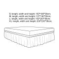 Bed Skirt with Ruffles Silky Luxurious Bed Skirt Easy Fit Non-fading Ruffles Elastic Wrap Around Bed Skirt for Southeast Asian Buyers No Shrinkage Bed Skirt. 