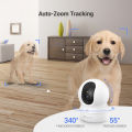 Ezviz TY1 2MP Wireless Wi-Fi CCTV Camera 2MP Indoor pan/Tilt security IP Camera | Lound Noise Detection | AI Human Detection | Smart  Colour Night Vision | patrol Mode | Two way calling with Touch Button  | |Privacy mode | 512 GB Storage. 