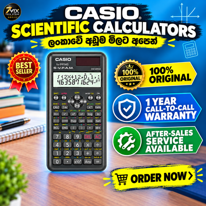 Casio FX-991MS Scientific Calculator | Daraz.lk