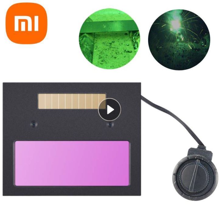 Solar Welding Lens – Auto-Darkening Digital Display, Large 100x67mm Window, Shade DIN5-13, For Welding Helmet Replacement