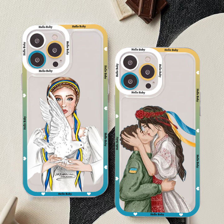 Ukraine%20Ukrainian%20Girl%20Phone%20Case%20For%20iPhone%2015%2014%2011%2012%2013%20Pro%20XS%20Max%20XR%20X%207%208%206%206S%20Plus%20Soft%20Clear%20Back%20transparent%20Cover%20-%20Image%202