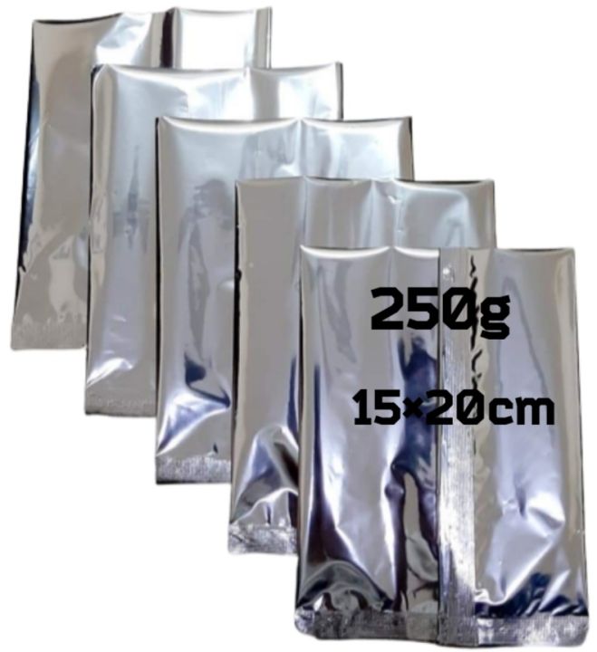 50pcs%2012x17cm%20100g%20Silver%20Aluminum%20Foil%20Bags%20with%20Tear%20Notch%20Heat%20Vacuum%20Seal%20for%20Food%20Storage%20-%20Image%204