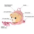 Kids Safety Harness Plush Backpack Leash Toddler Anti-lost Cartoon Animal Bag Baby Walker Strap Kindergarten Schoolbag. 