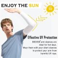 【HOT】 Summer Outdoor Sports Arm Sleeves UV Sun Protection Cover Cool Elastic Anti Slip Silicone Men Women Outdoor Cycling Arm Sleeves. 