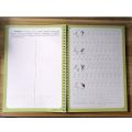 Reusable Russian Writing Paste Calligraphy Handwriting Copybook For Kid Children's Book Russian Calligraphic Letter Practice Toy. 