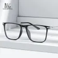 LouisWill Men’s Glasses Upgrade Memory Legs Vintage Style Square Frame Glasses Clear Lens Glasses Blue Light Blocking Glasses Anti-fatigue Glasses Anti-blue Lens Eyes Protection Eyewear. 