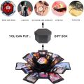 New 6 Faces Surprise Explosion Box Preassembled Pop Up Design Creative Exploding Photo Album DIY Folding Paper Box New Year Gift. 