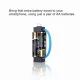 Outdoor Portable Emergency Mini Mobile Phone Power Bank Rechargeable Charger for Android Phones / MP3 / MP4 / PSP / GPS and So on (Batteries NOT Included). 