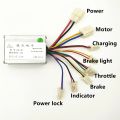 150W 250W DC 12V 24V brush motor speed controller, speed control, electric bicycle controller. 