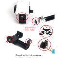 Phone Holder/Vertical and Horizontal Tripod Mount Adapter Rotatable Bracket with 1/4 Inch Screw Hole/Adjustable Clip. 