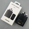 Samsung Charger 25W 45W PD Adapter Super Fast Charging UK Main Plug USB-C. 