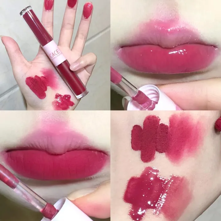 1pcs%20Double%20Head%20Waterproof%20Lip%20Gloss%20Matte%20Velvet%20Lipgloss%20Long%20Lasting%20Lips%20Glaze%20Red%20Tint%20Liquid%20Lipstick%20Korean%20Makeup%20-%20Image%203