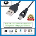 USB 2.0 A to 5 Pin Mini B type USB Cable Data Charging Cable for MP3 MP4 GPS Camera Cell Phone High Quality 1 Yard. 