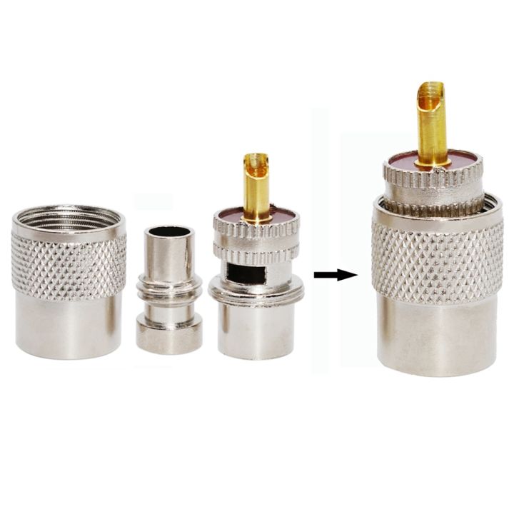 20-Pack%20PL259%20Solder%20Connector%20Plug%20with%20Reducer%20for%20RG8,%20RG-213%20Coaxial%20Coax%20Cable%20-%20Image%202