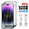 Relaxtoo For Apple iPhone 14 Pro Max 2Pcs Screen Protector Film With Black Edge For iPhone14 Pro Max iPhone 14ProMax iPhone14ProMax 6.7inch Full Cover Tempered Glass. 