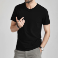 JET Black Men's T Shirt New Style 100% Comfortable, Durable & Soft Material.. 