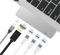 WiWU T6 Pro USB-C Hub To USB 3.0 PD Fast Charge 4K HDMI Laptop Adapter Dongle. 
