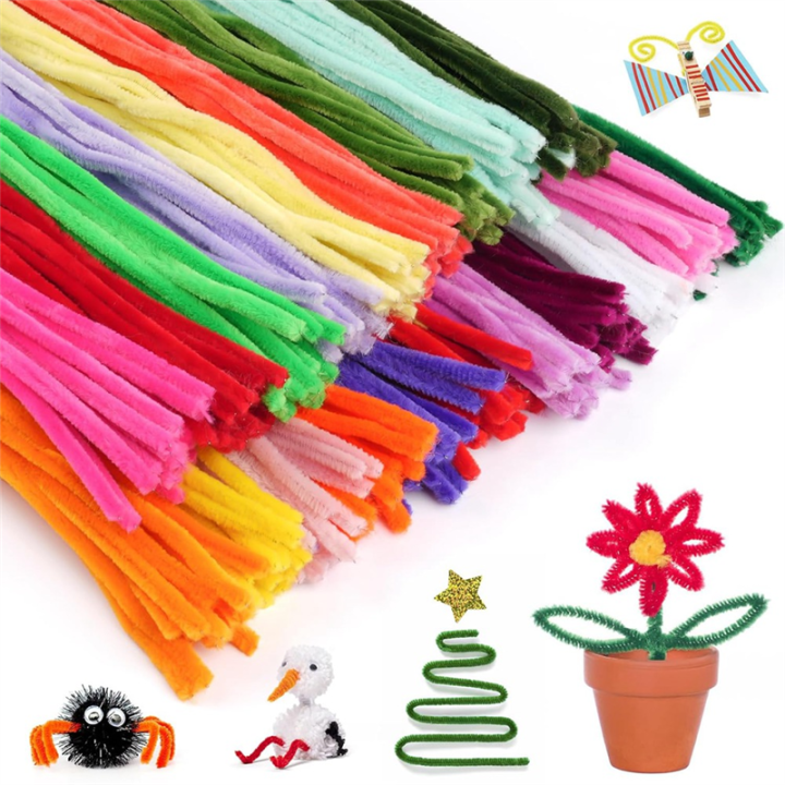 Pipe Cleaner Names 300 PCS DIY Pipe Cleaners Multi Color Chenille Stems Pipe Cleaners ...
