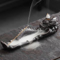 【The Quiet Page】Dragon Ceramic Incense Burner Incense Stick Holder. 