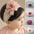 Flowers Baby Headbands For Girls Elastic Infant Baby Turban Head Band Kids Children Hairband Haarband Baby Hair Accessories. 