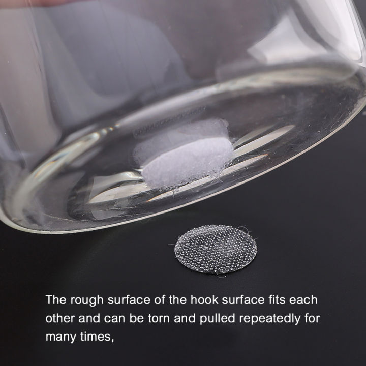 100/102/108Pairs%2010/15/20Mm%20Transparent%20Sticky%20Dots%20Self%20Adhesive%20Hook%20And%20Loop%20Fastener%20Tape%20Strong%20Glue%20Round%20Coin%20Tape%20Sticker%20-%20Image%202