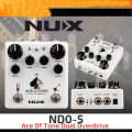 NUX NDO-5 Ace Of Tone Dual Overdrive Guitar Effects Pedal. 