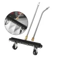 Pressure Washer Under Carriage Cleaner Power Washer Attachment for Car Chassis Cleaning Equipped 6 Fan Nozzle Ground. 