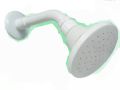Platina Overhead Shower / Jet Shower 4x4 inches (10x10 cms) with Plastic Arm and Cup Bathroom Rainfall Round White. 