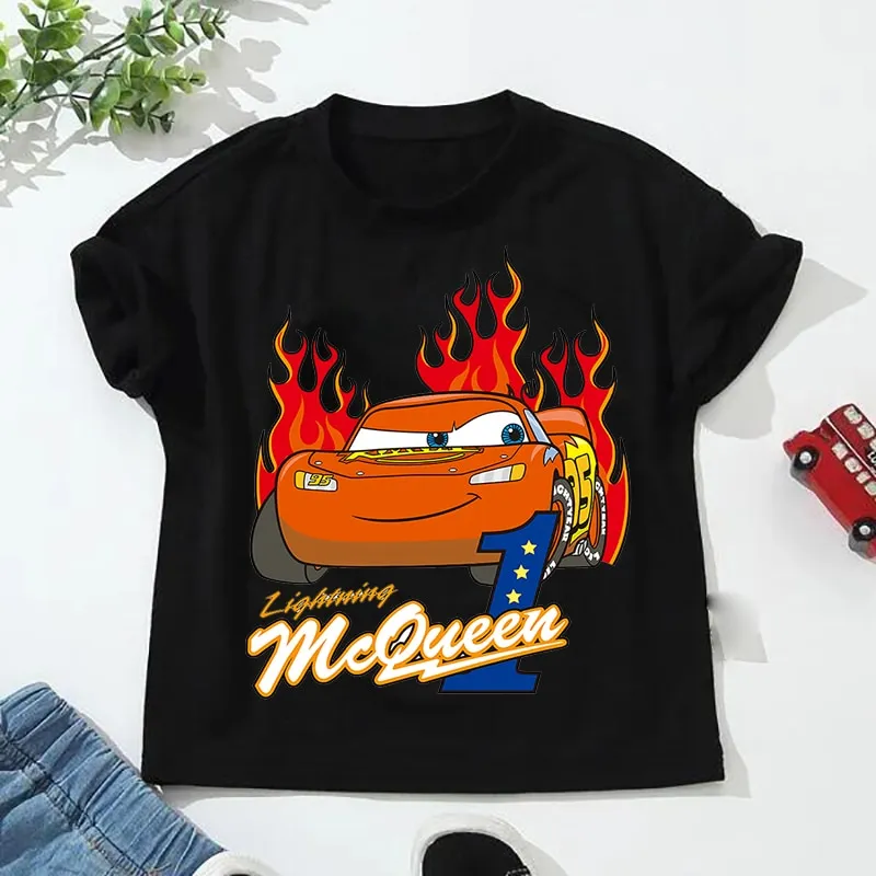 Kids Disney Cars T Shirt Design Lighting Mcqueen Lightning Mcqueen