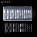 Myyeah 1 Piece Full Cover Extension Acrylic False Nail Tips 5 Styles Transparent French Fake Nail Tip Manicure Tool. 
