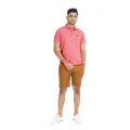Moose Men’s Slim Fit Chino Short - Gold Brown 7. 