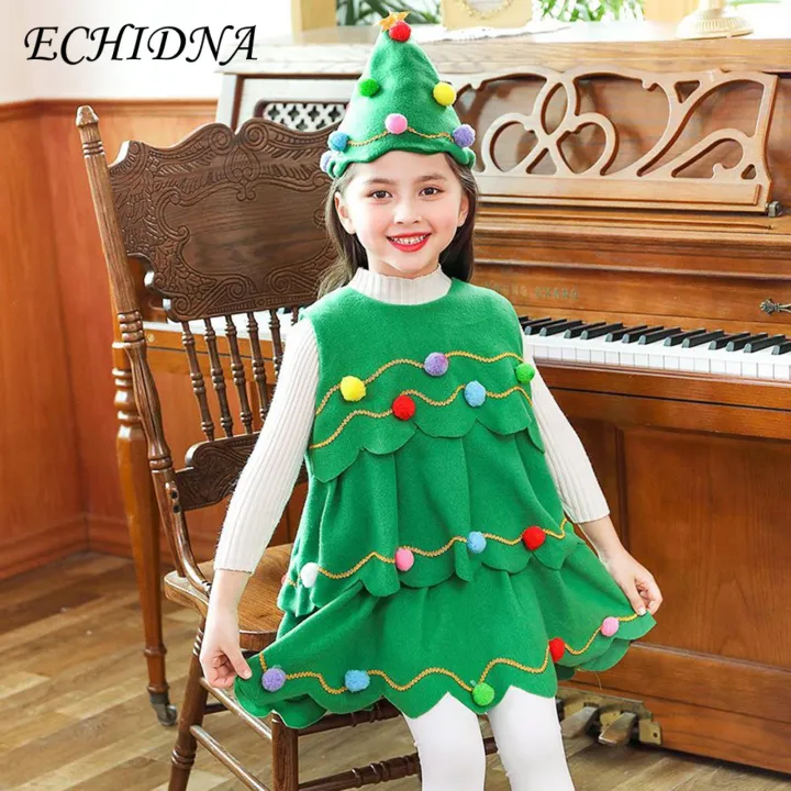 Christmas%20Costumes%20for%20Kids%20Festive%20Christmas%20Tree%20Costume%20Set%20for%20Girls%20Easy%20to%20Clean%20Xmas%20Hat%20Dress%20for%20Performance%20Cosplay%20Perfect%20Holiday%20Gift%20Snowman%20Outfits%20for%20Kids%20-%20Image%2010