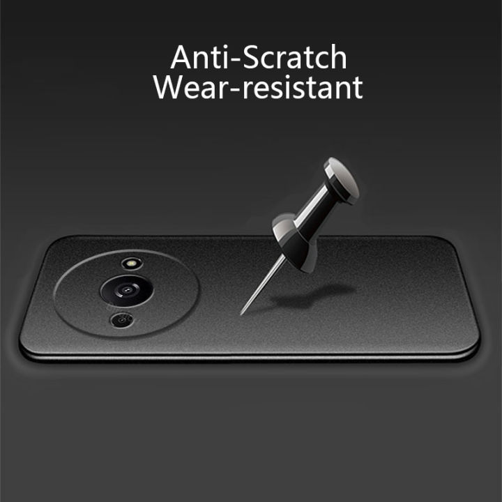 Biruiqu%20For%20Xiaomi%20Redmi%20A3%20Shockproof%20Anti%20Slip%20Soft%20TPU%20Sandstone%20Matte%20Back%20Case%20Cover%20-%20Image%203