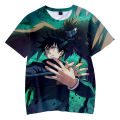 3D O-Neck Tshirt Men Women Anime Tshirt Summer Short Sleeve Harajuku Streetwear 2021 Jujutsu Kaisen Clothes Cool. 