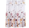 Bathroom Waterproof Shower Curtain Polyester Fabric 175 x 170 cms / 6x6 ft with Hooks. 