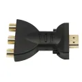 AV Digital Signal 1080p HDMI To VGA Adapter HDMI To AV RCA Video Audio Cable. 