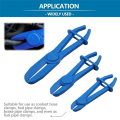 3PCS Hose Pinch Off Pliers, Line Clamp Pliers Set for Flexible Hoses, Gas Lines, Radiator, Brake, Coolant Durable. 
