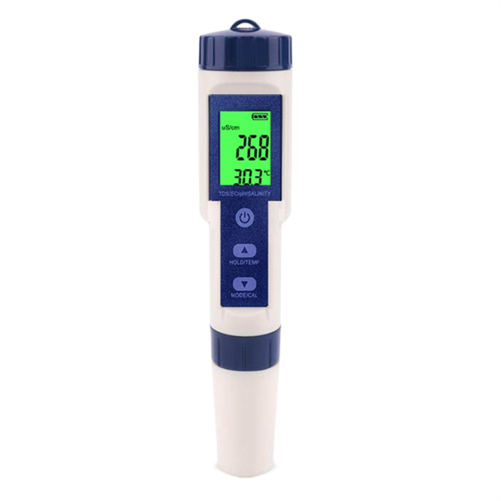 5 In 1 Water Quality Tester Digital Meter Water Quality Analyzer