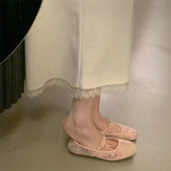 1%20Pair%20Elegant%20Slip%20On%20Design%20Lace%20Mary%20Jane%20Shoes%20Soft%20Sole%20Comfort%20Fit%20Slip%20On%20Shoes%20Breathable%20Dress%20Flats%20for%20Women%20-%20Image%205