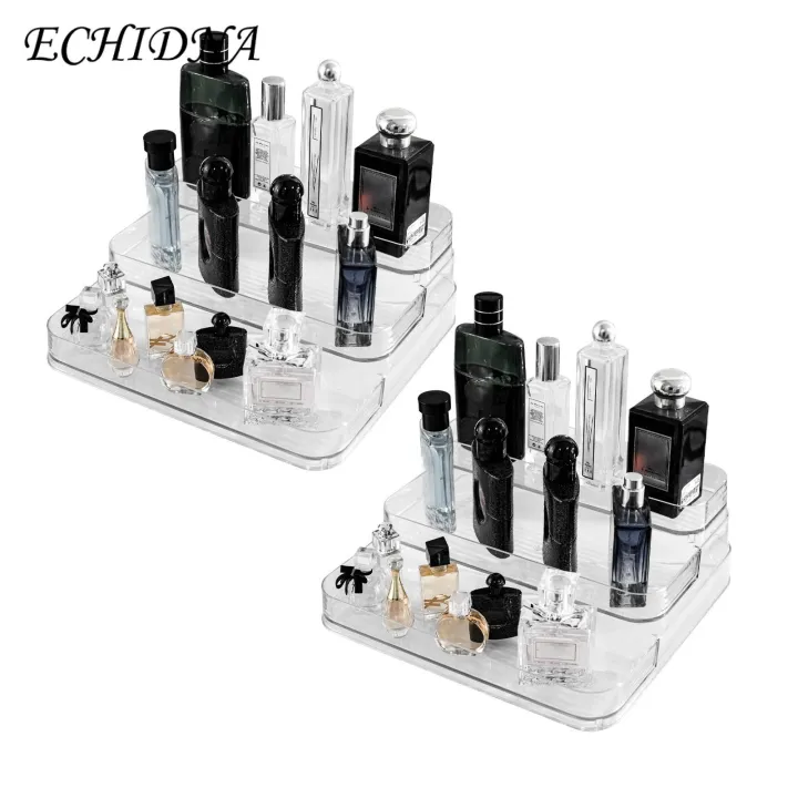 Lotion Racks Clutter-free Storage Solution 3-tier Perfume Organizer Shelf for ...