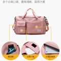 LibiSales promotion Travel bag: Large-capacity tidal travel handbag, luggage storage bag, wet and dry swimming training bag, can be sleeved with trolley. 