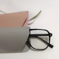 Fashionable Glasses Case Designer PU Leather Women's Sunglasses Box Portable Soft Case Eyewear Pouch for Accessories Travel Storage Ladies Eyewear Protection. 